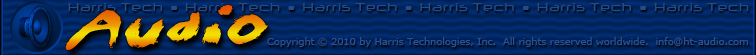 Harris Tech Audio - click to return to the home page.